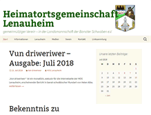 Tablet Screenshot of lenauheim.de